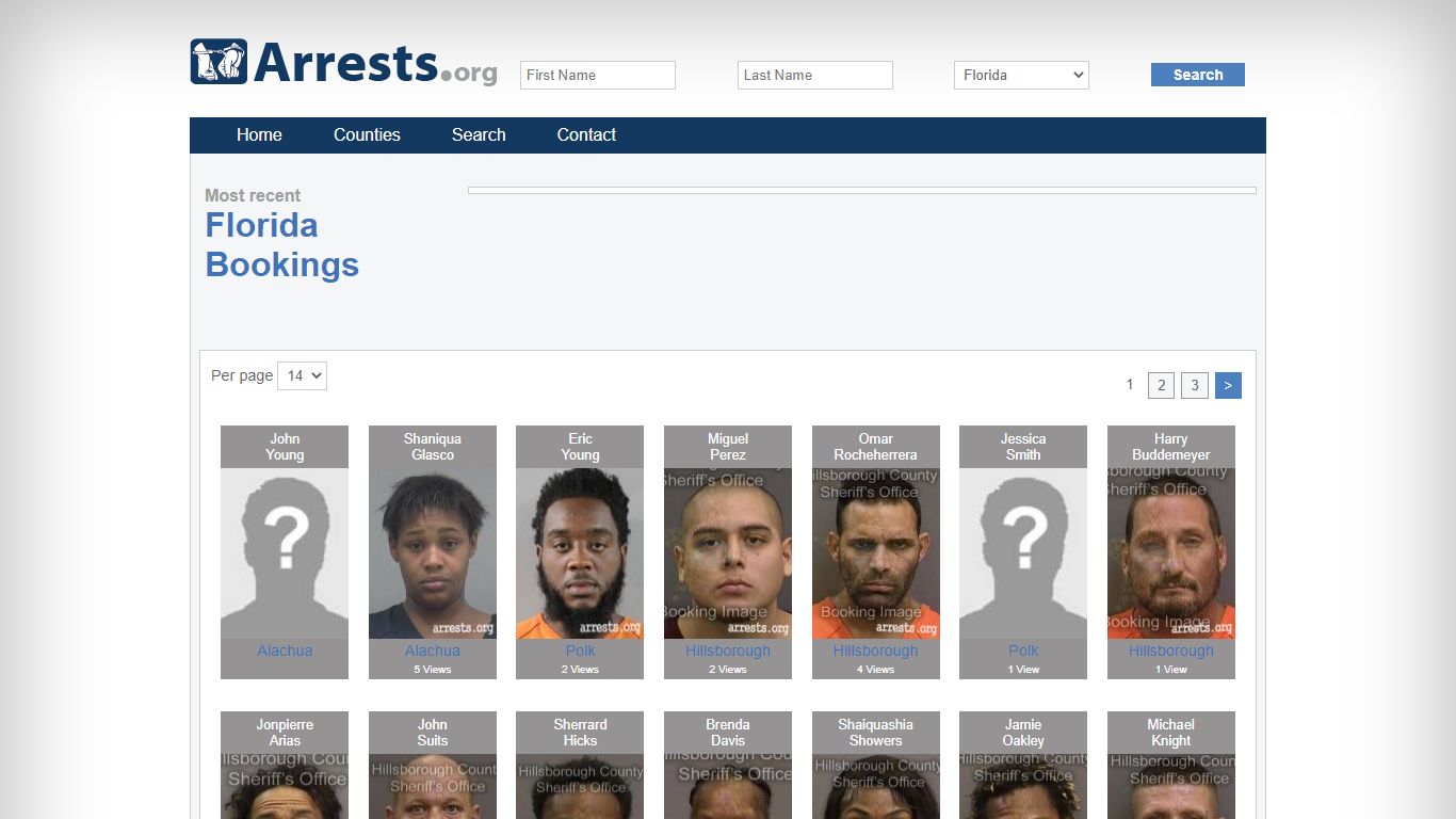 Florida Arrests and Inmate Search